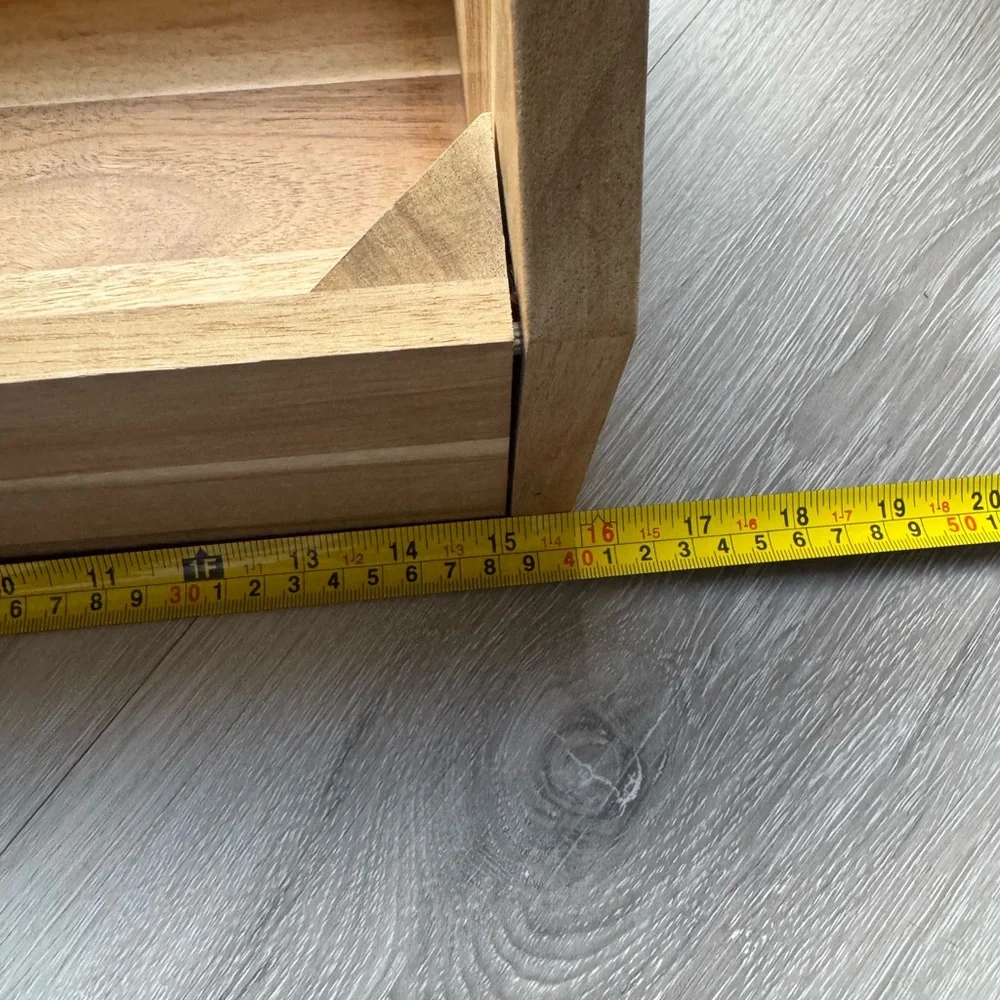 IKEA Skogsta wooden caddy tool storage